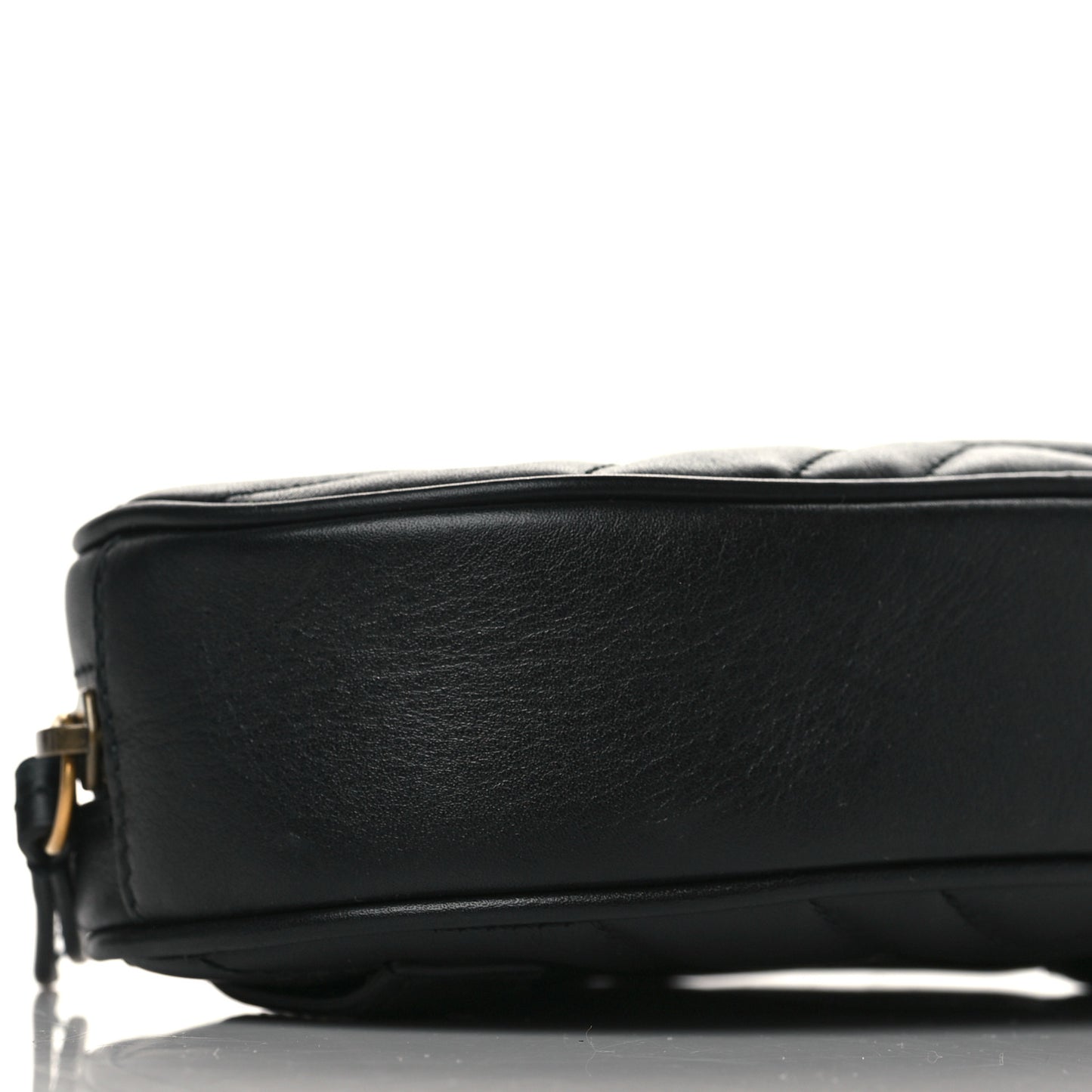 Calfskin Matelasse GG Marmont Belt Bag 75 30 Black