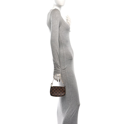 Louis Vuitton Damier Ebene Mini Pochette Accessories 2 of 9