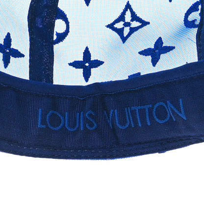 Louis Vuitton Mesh Embroidered Everyday LV Cap 58 Blue 9 of 10