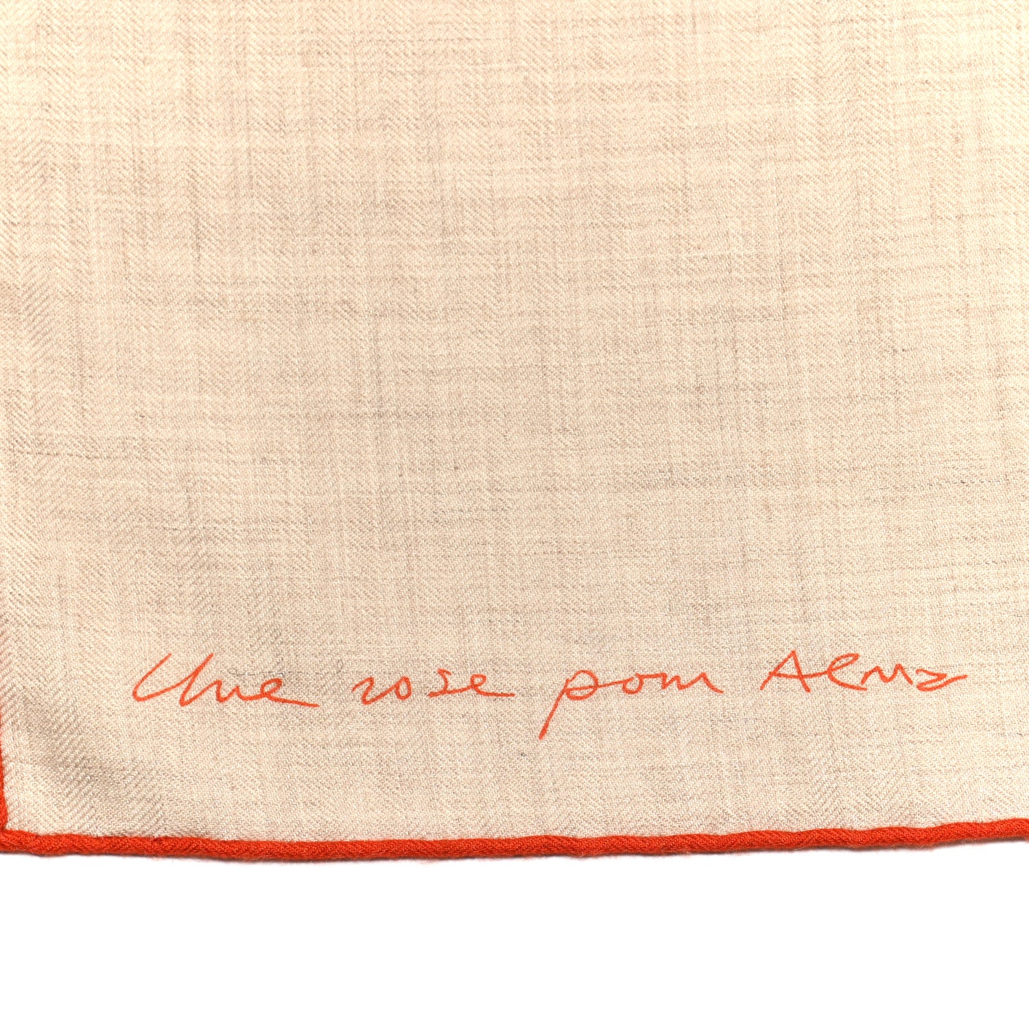 Hermes Cashmere Silk Une Rose Pour Alma Shawl 140 5 of 6
