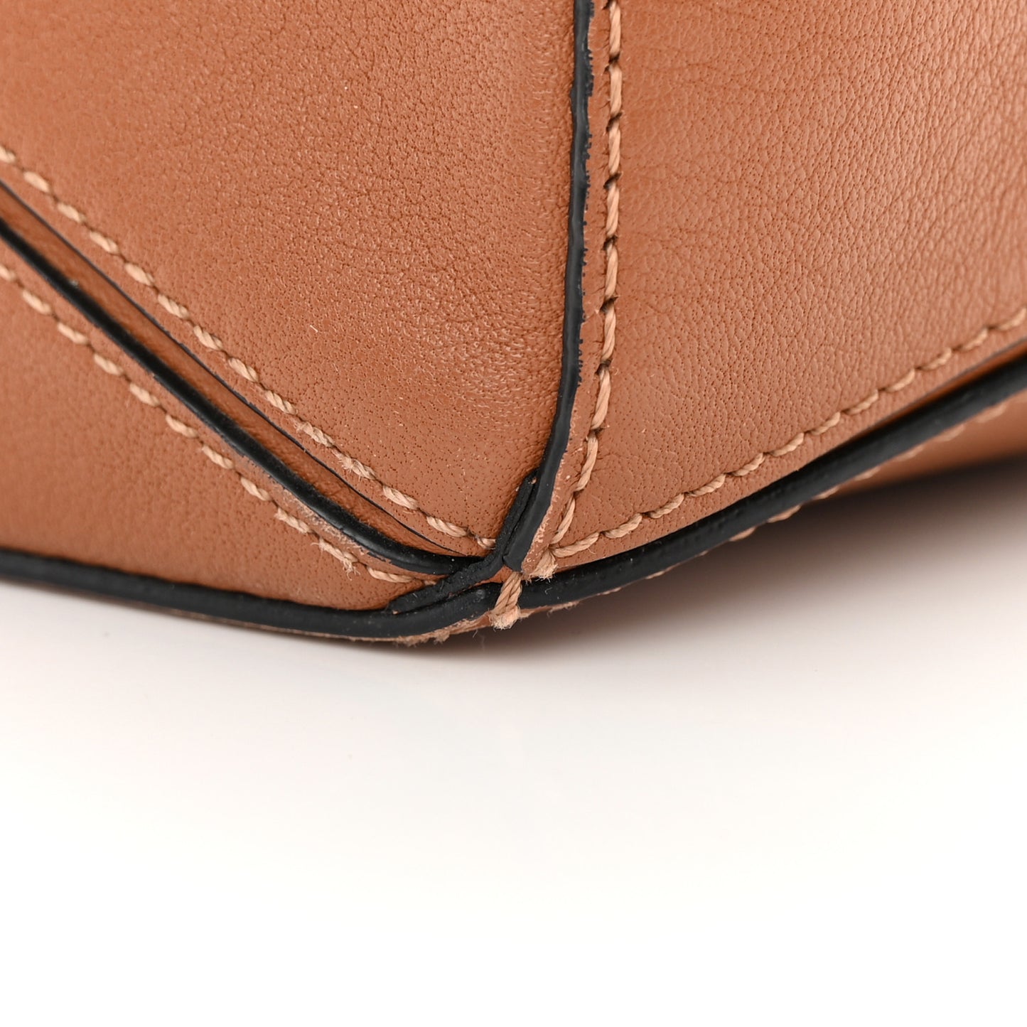 Calfskin Mini Puzzle Bag Tan