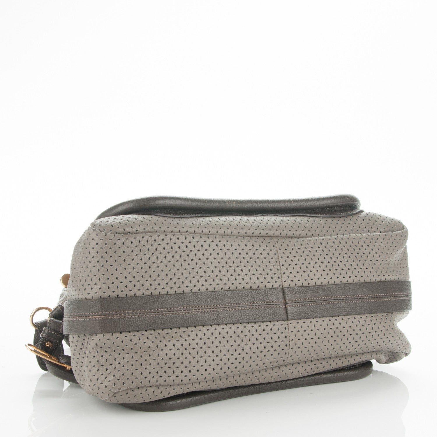 Chloe Calfskin Perforated Medium Paraty Grey 4 of 7