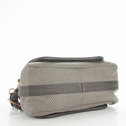 Chloe Calfskin Perforated Medium Paraty Grey 4 of 7