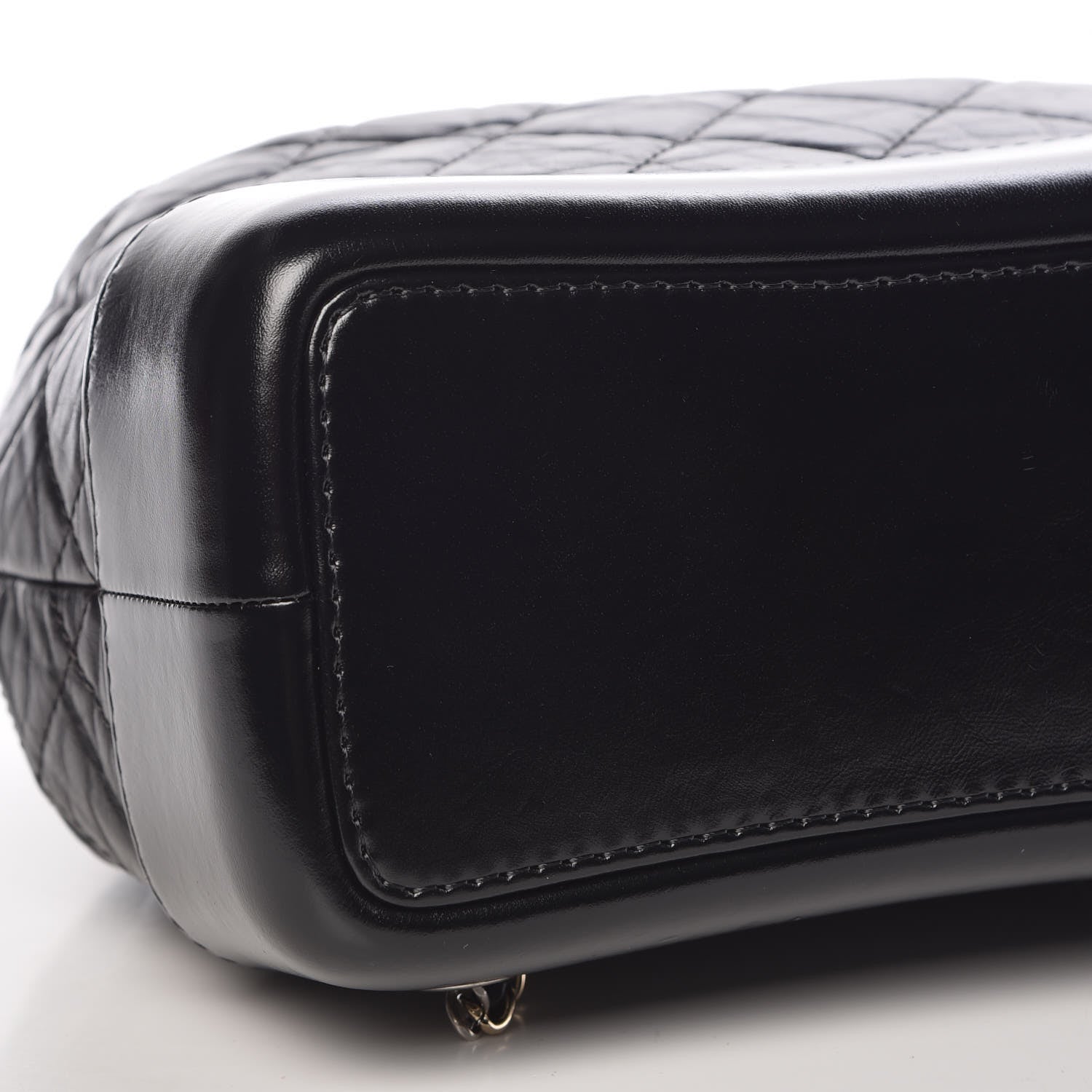 Chanel Aged Calfskin Quilted Small Gabrielle Backpack Black 8 of 10
