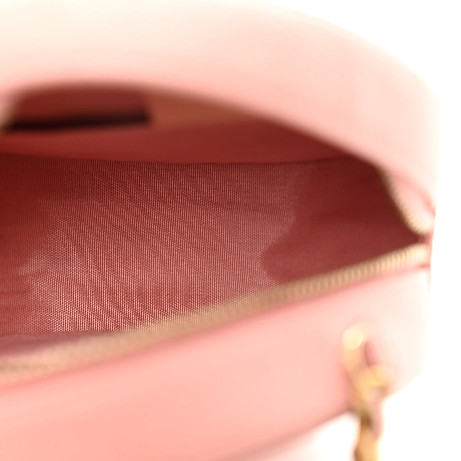 Chanel Caviar Quilted Round Filigree Crossbody Pink 5 of 11