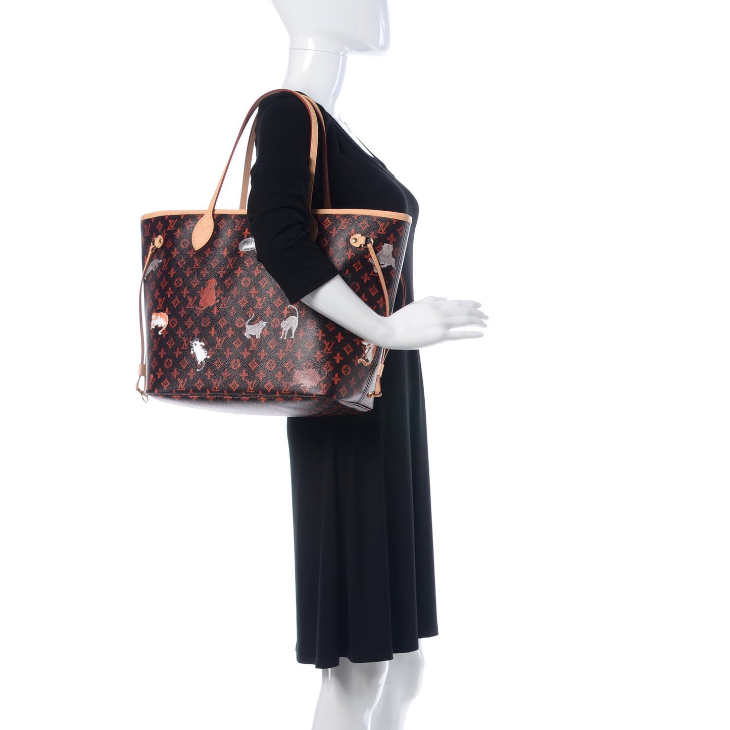 Catogram Neverfull MM Marron