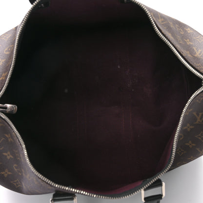 Louis Vuitton Monogram Macassar Keepall Bandouliere 45 5 of 12