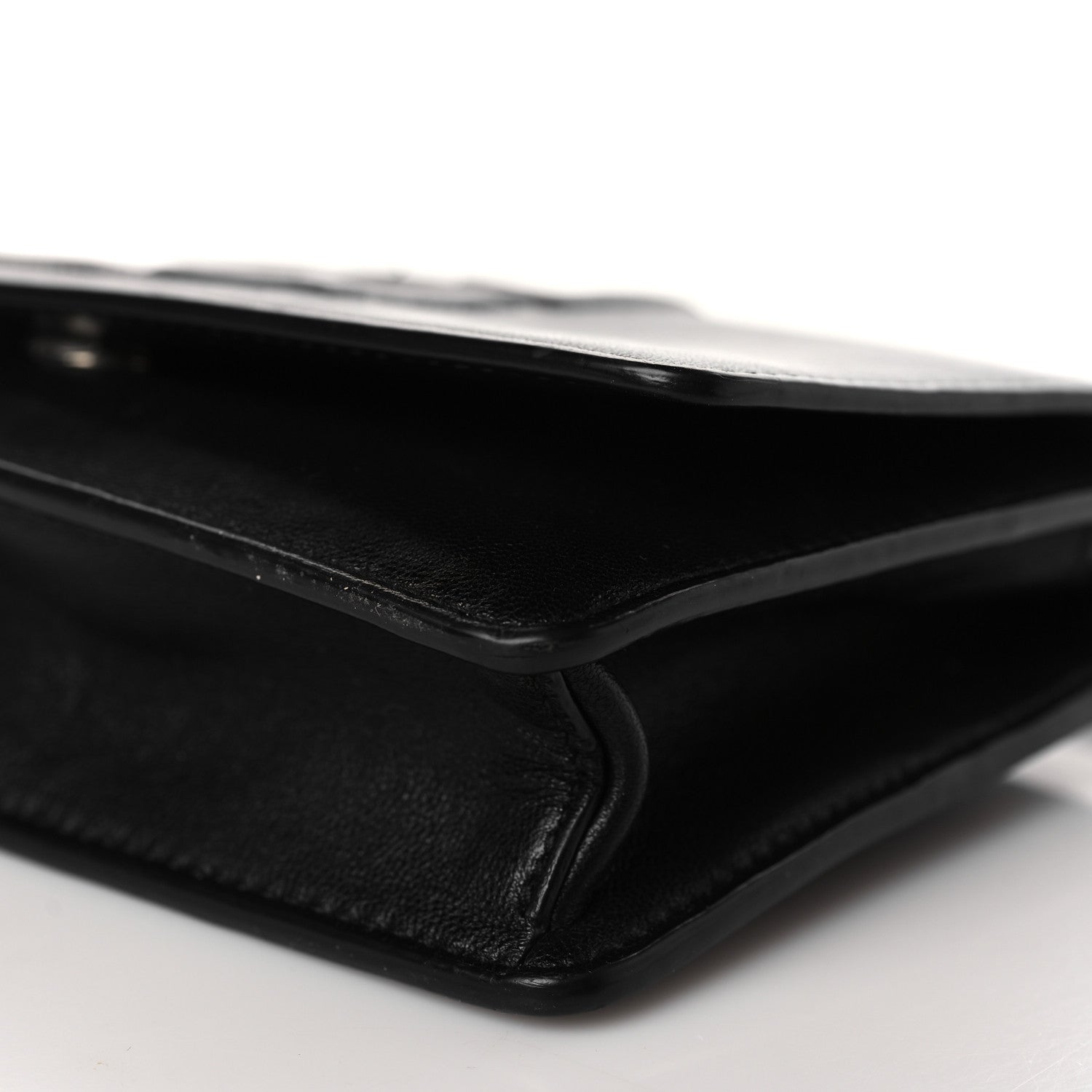 Givenchy Lambskin Emblem Chain Wallet Black 9 of 9