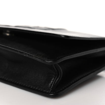 Givenchy Lambskin Emblem Chain Wallet Black 9 of 9