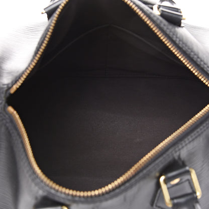 Louis Vuitton Epi Speedy 30 Black 4 of 12