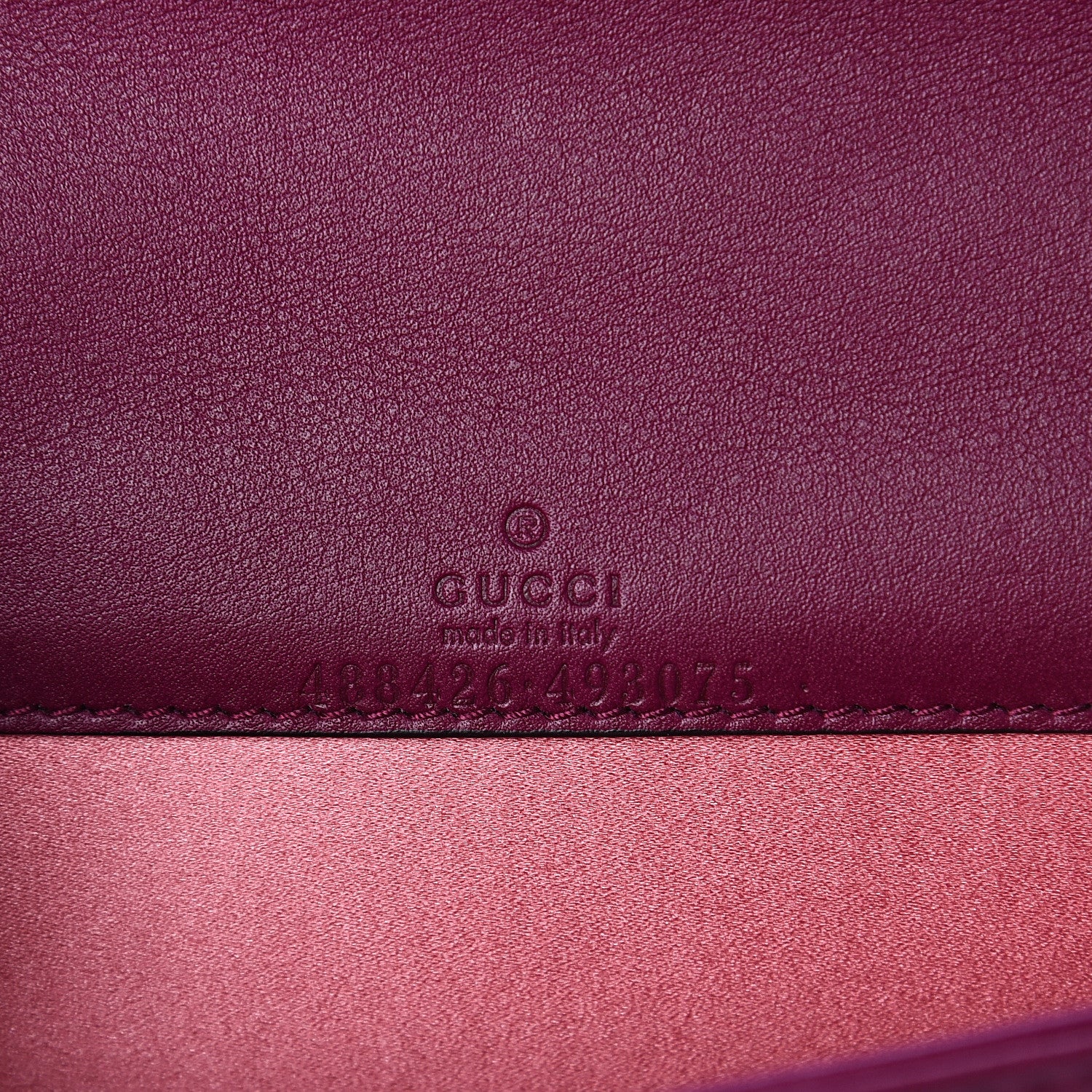 Gucci Velvet Matelasse GG Marmont Mini Bag Fuchsia Violet Cyclamen 5 of 8