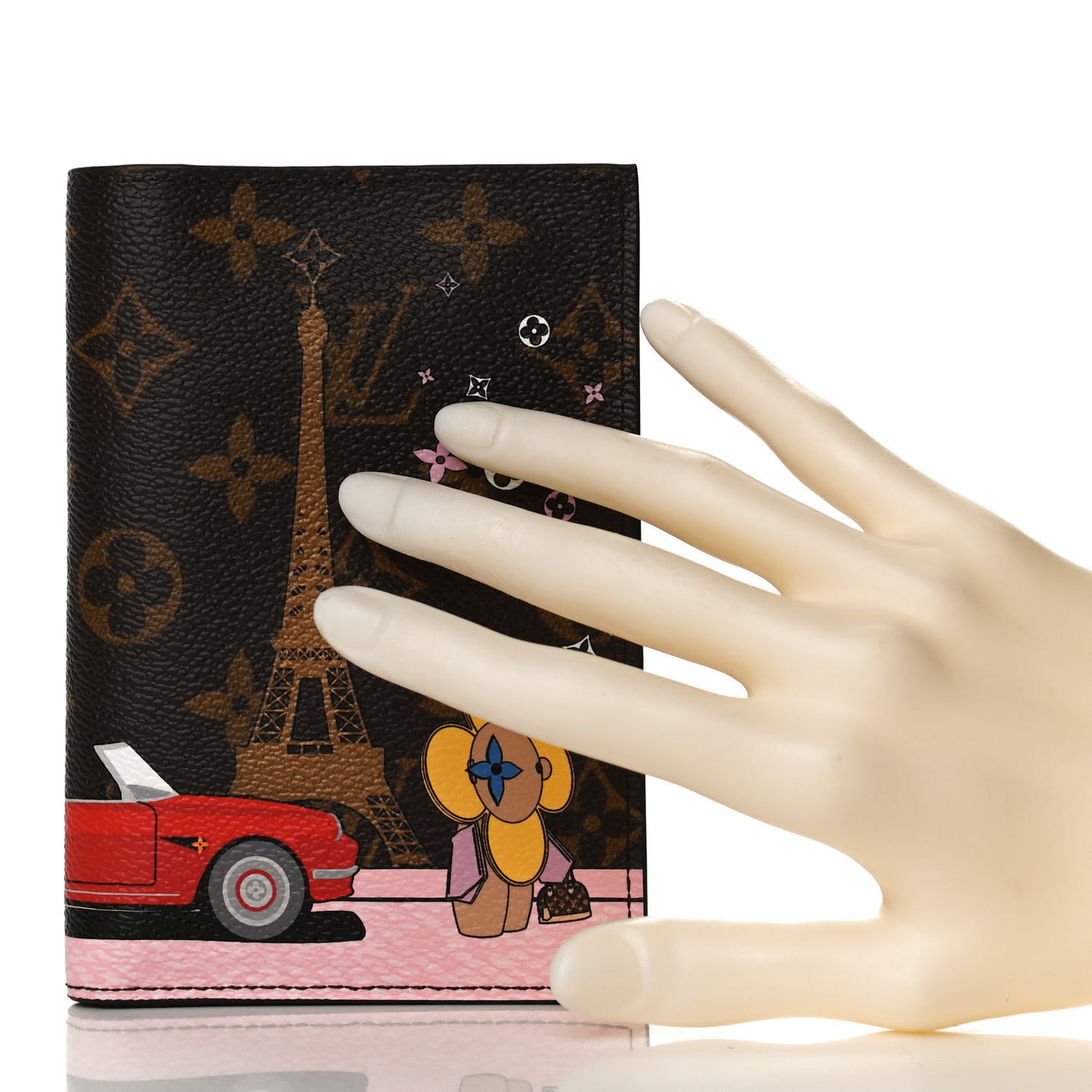 Monogram 2019 Christmas Animation Passport Cover Rouge