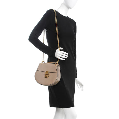 Chloe Grained Lambskin Drew Shoulder Bag Motty Grey 2 of 7