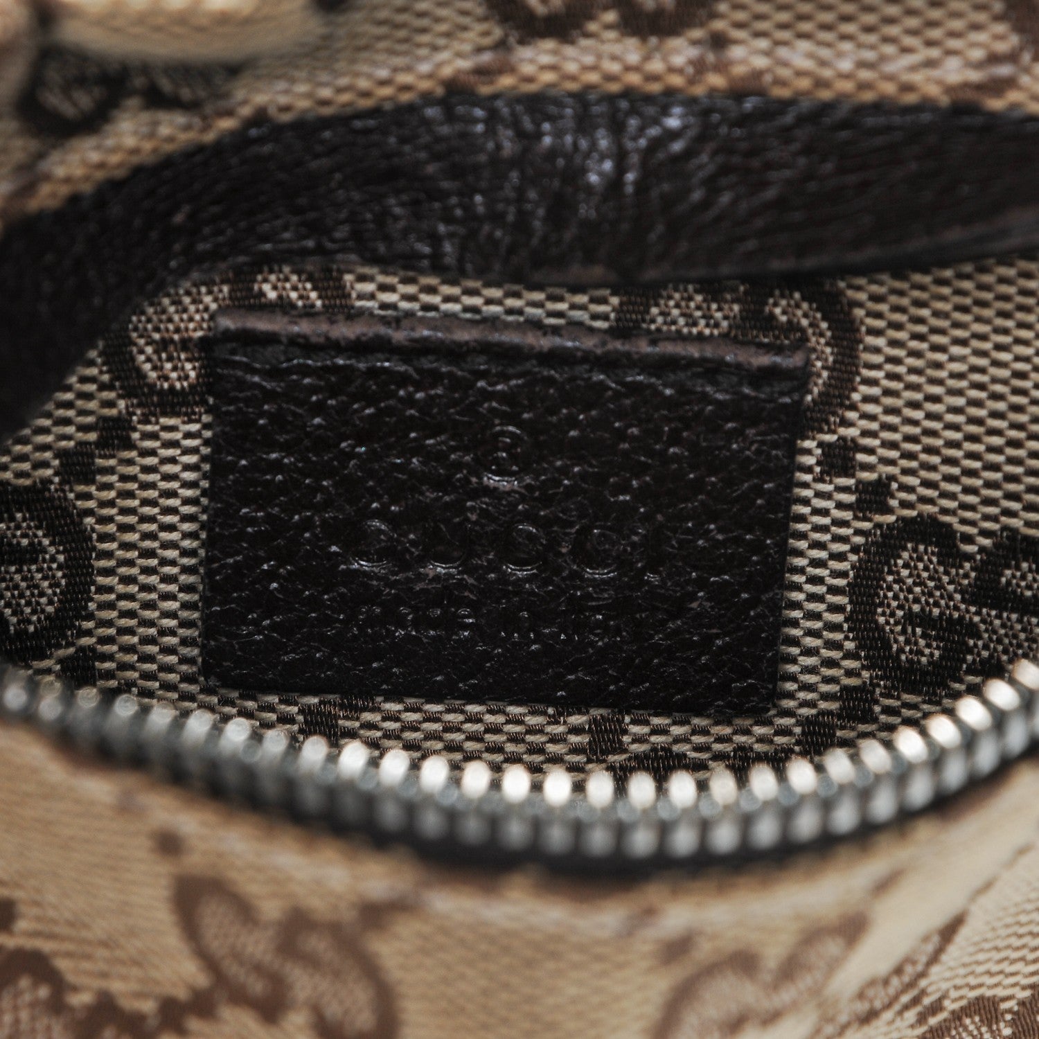 Gucci GG Monogram Double Pocket Belt Bag Dark Brown 6 of 6