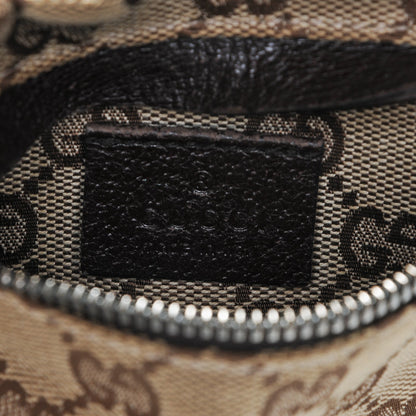 Gucci GG Monogram Double Pocket Belt Bag Dark Brown 6 of 6