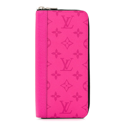 Louis Vuitton Taigarama Vertical Zippy Wallet Fuchsia 1 of 10