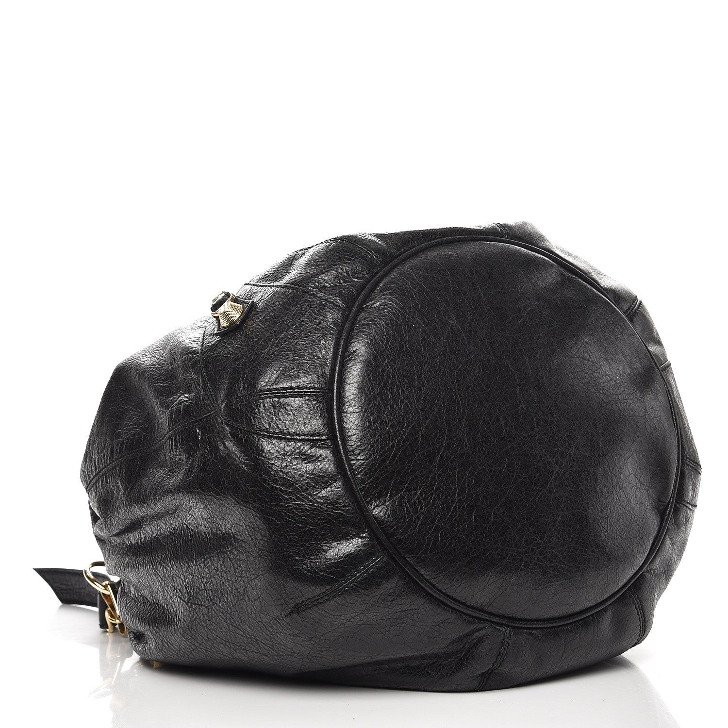 Balenciaga Agneau Giant 12 Gold Hardware Pompon Black 4 of 8