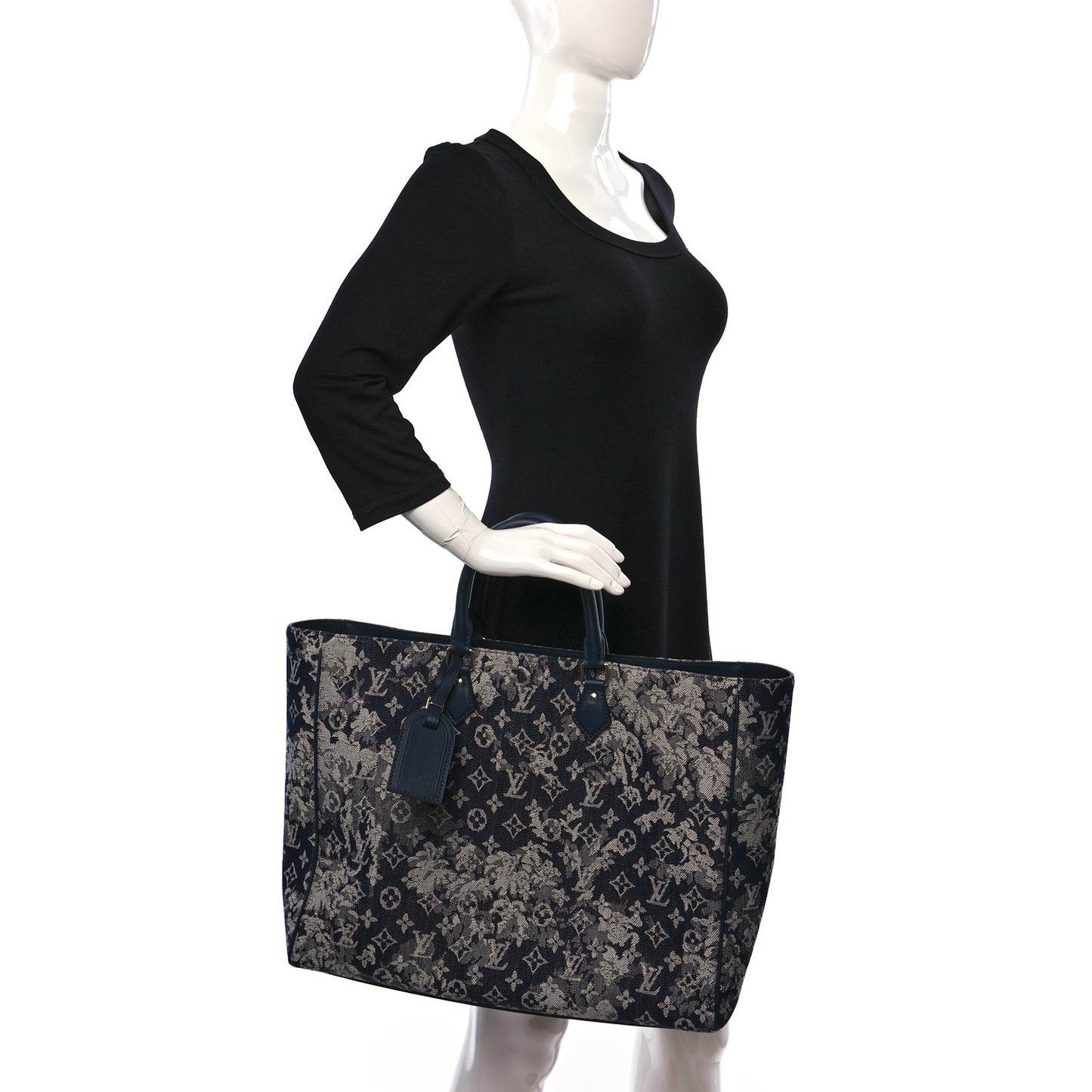 Monogram Tapestry Grand Sac Bleu