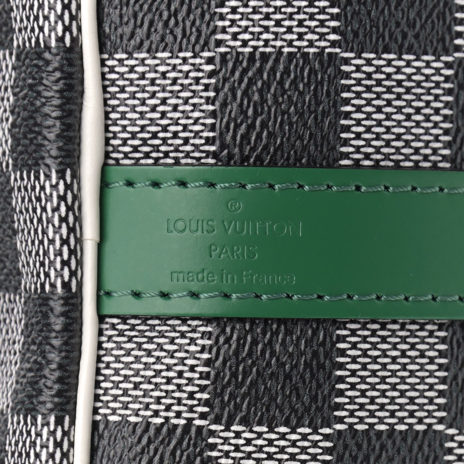 Louis Vuitton Damier Speedy Bandouliere 30 Black White 6 of 9
