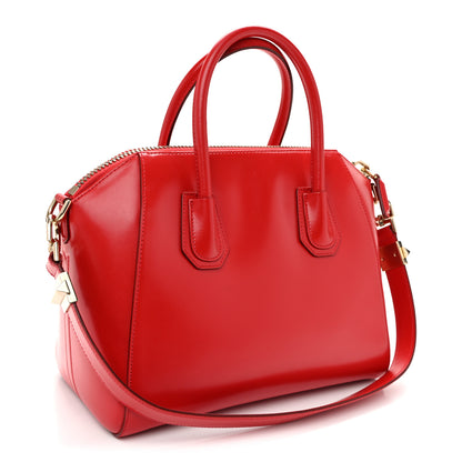 Givenchy Shiny Lord Calfskin Small Antigona Red 3 of 10