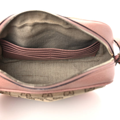 Gucci Monogram Mini Bree Messenger Bag Beige Soft Pink 5 of 14
