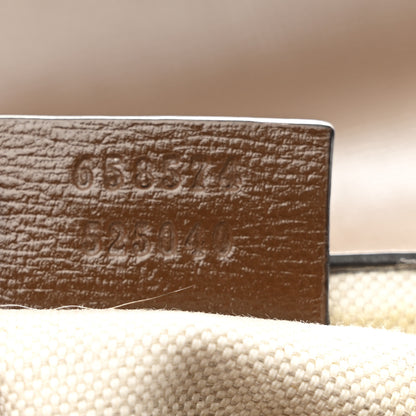 Gucci GG Supreme Monogram Web Mini Horsebit 1955 Shoulder Bag Beige Brown Sugar 7 of 15