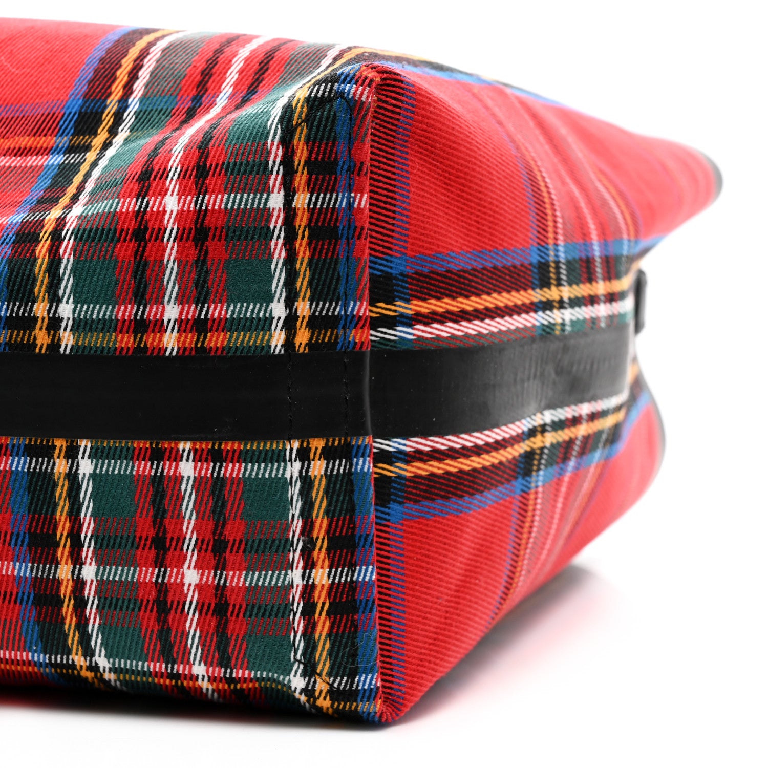 Burberry Vintage Check Medium The Giant Reversible Tote Antique Yellow Bright Red 18 of 20