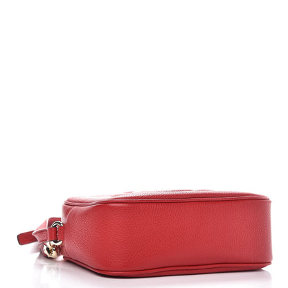 Gucci Pebbled Calfskin Small Soho Disco Bag Tabasco Red 4 of 7