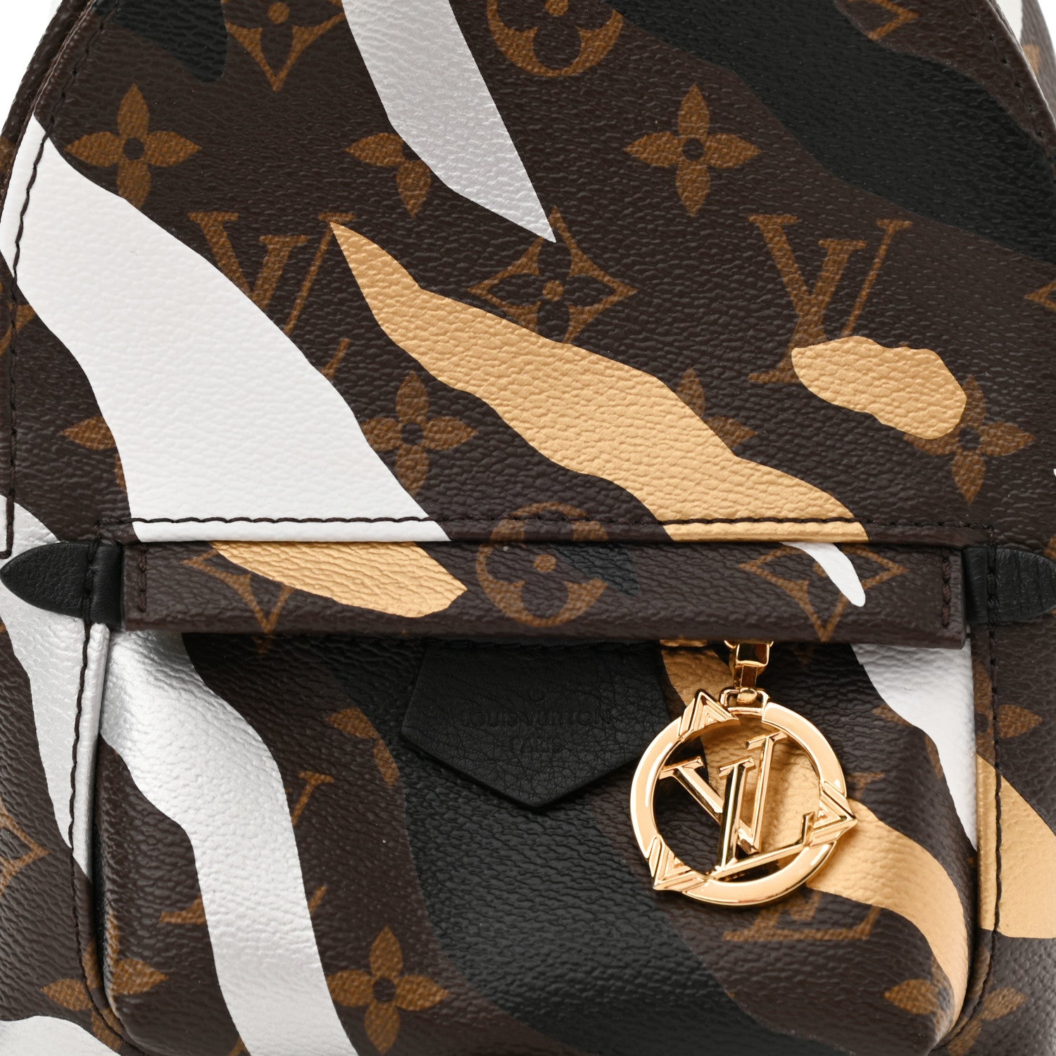 Louis Vuitton X LOL Monogram Palm Springs Backpack Mini Gold Silver 9 of 12