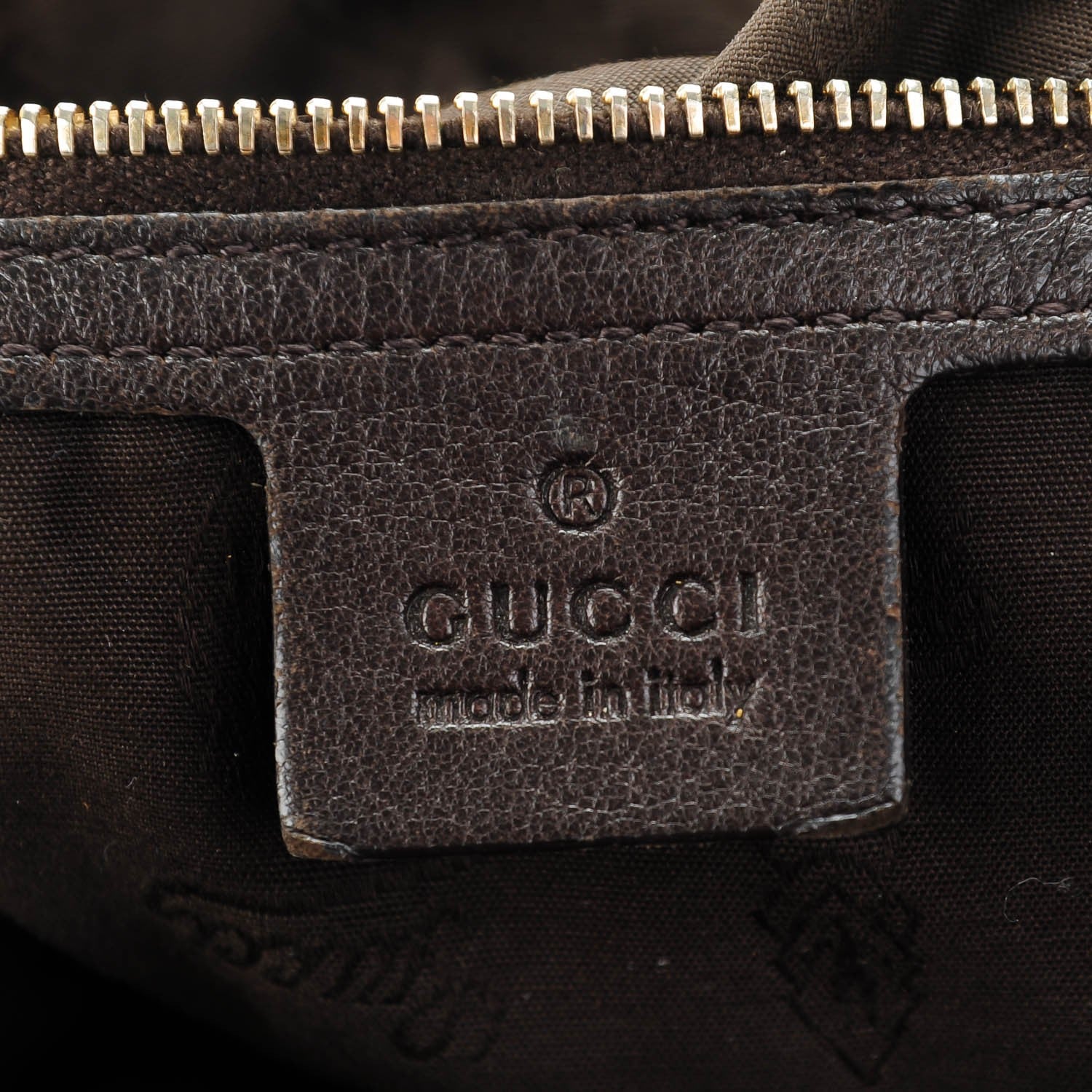Gucci Pebbled Calfskin Medium New Jackie Shoulder Bag Dark Brown 5 of 7