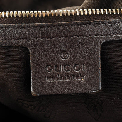 Gucci Pebbled Calfskin Medium New Jackie Shoulder Bag Dark Brown 5 of 7