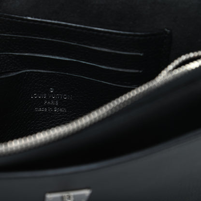 Louis Vuitton Soft Calfskin My Lockme Chain Pochette Black 6 of 8