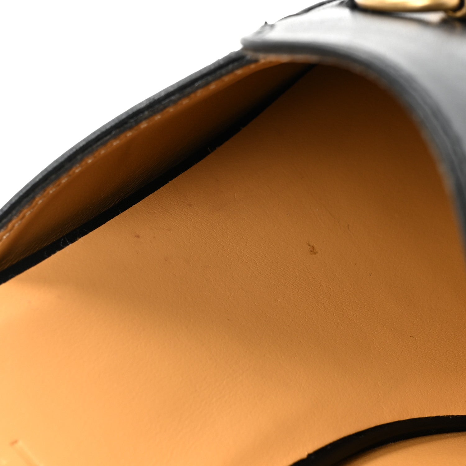 Gucci Calfskin Womens Princetown Slippers 37 Black 10 of 11