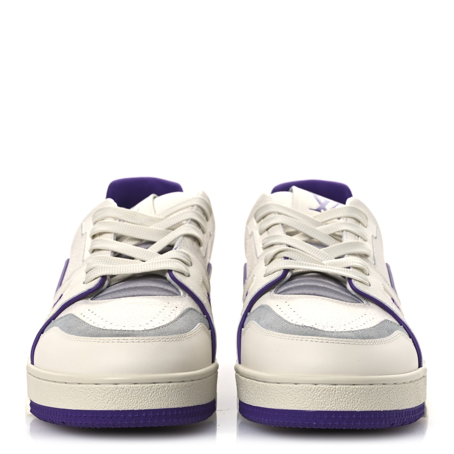 Louis Vuitton Calfskin LV Trainer Sneakers 9 Purple 3 of 12
