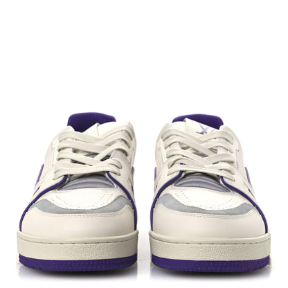 Louis Vuitton Calfskin LV Trainer Sneakers 9 Purple 3 of 12