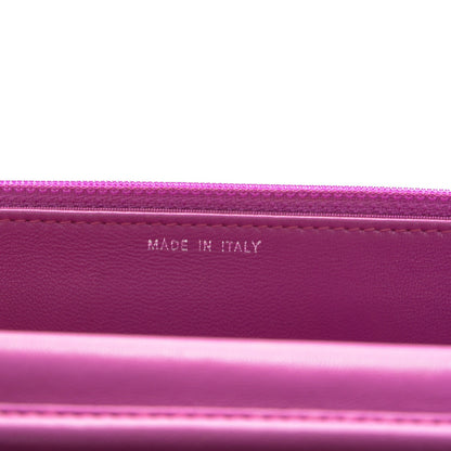 Chanel Lambskin Quilted Boy Wallet On Chain WOC Dark Pink 7 of 8