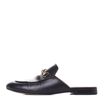 Gucci Calfskin Womens Princetown Slippers 37 Black 1 of 12