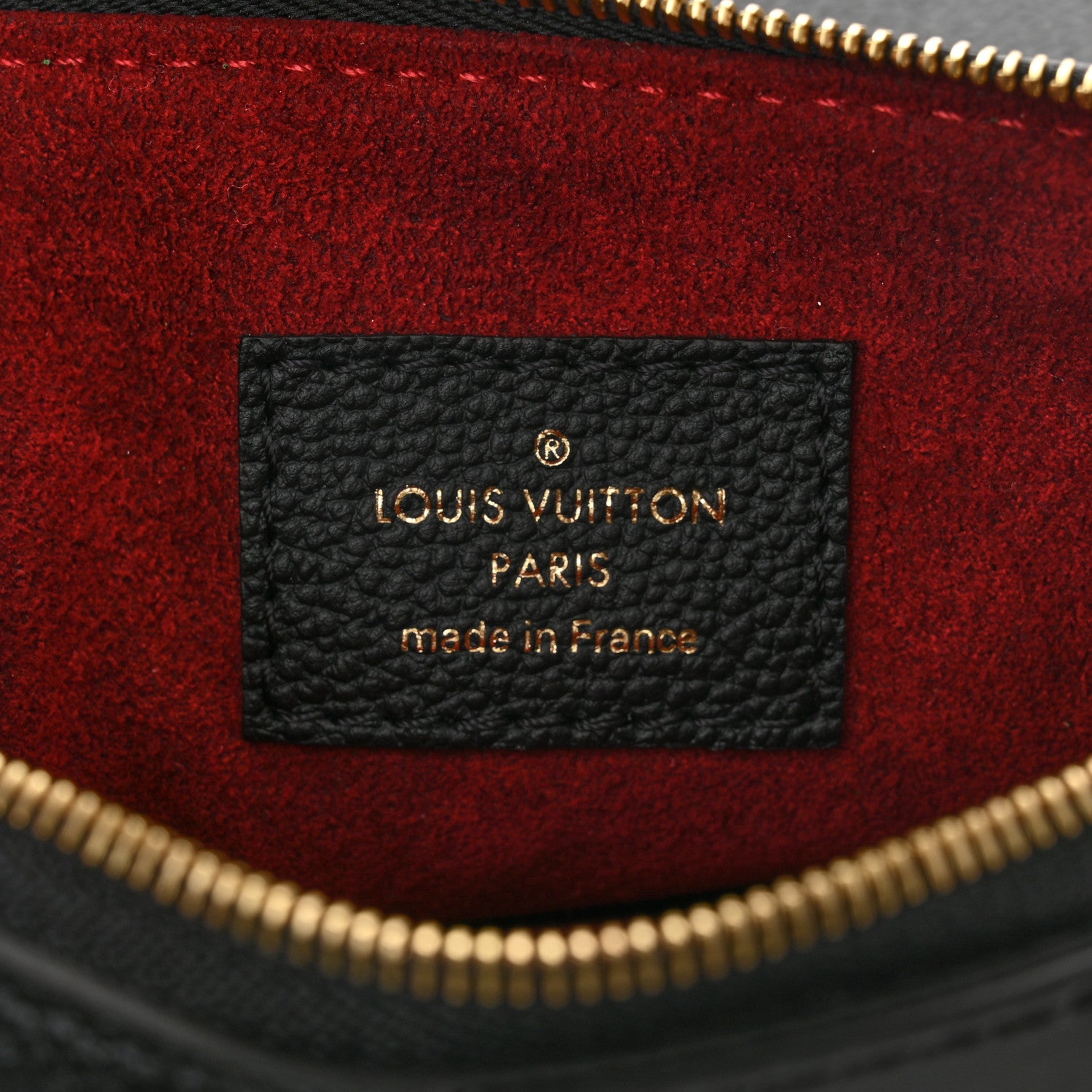 Louis Vuitton Empreinte Monogram Giant Multi Pochette Accessories Black Beige 7 of 11