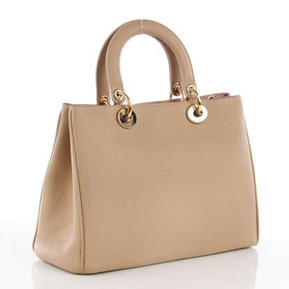 Christian Dior Bullcalf Medium Diorissimo Tote Beige 3 of 8