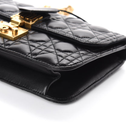 Christian Dior Lambskin Cannage Large Dioraddict Flap Bag Black 9 of 9