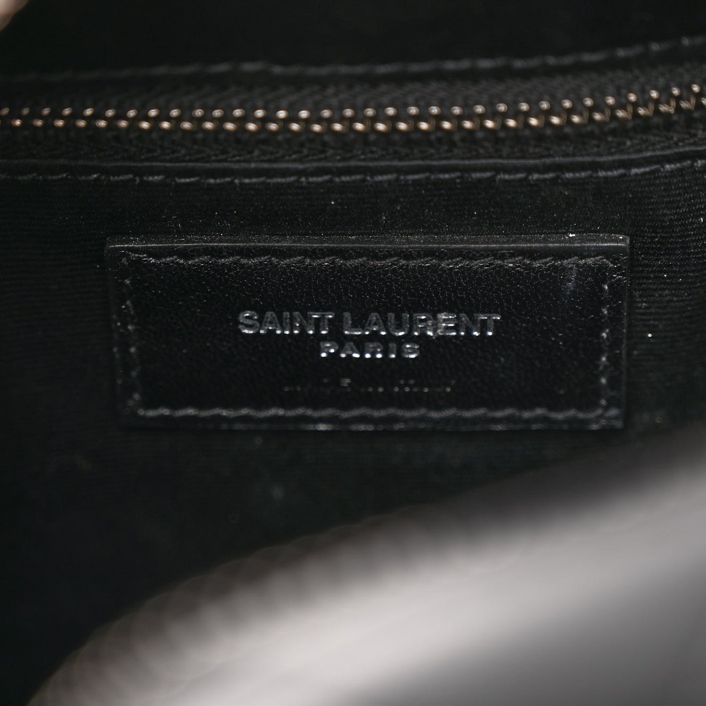 Calfskin Y Quilted Monogram Small Loulou Bowling Bag Black