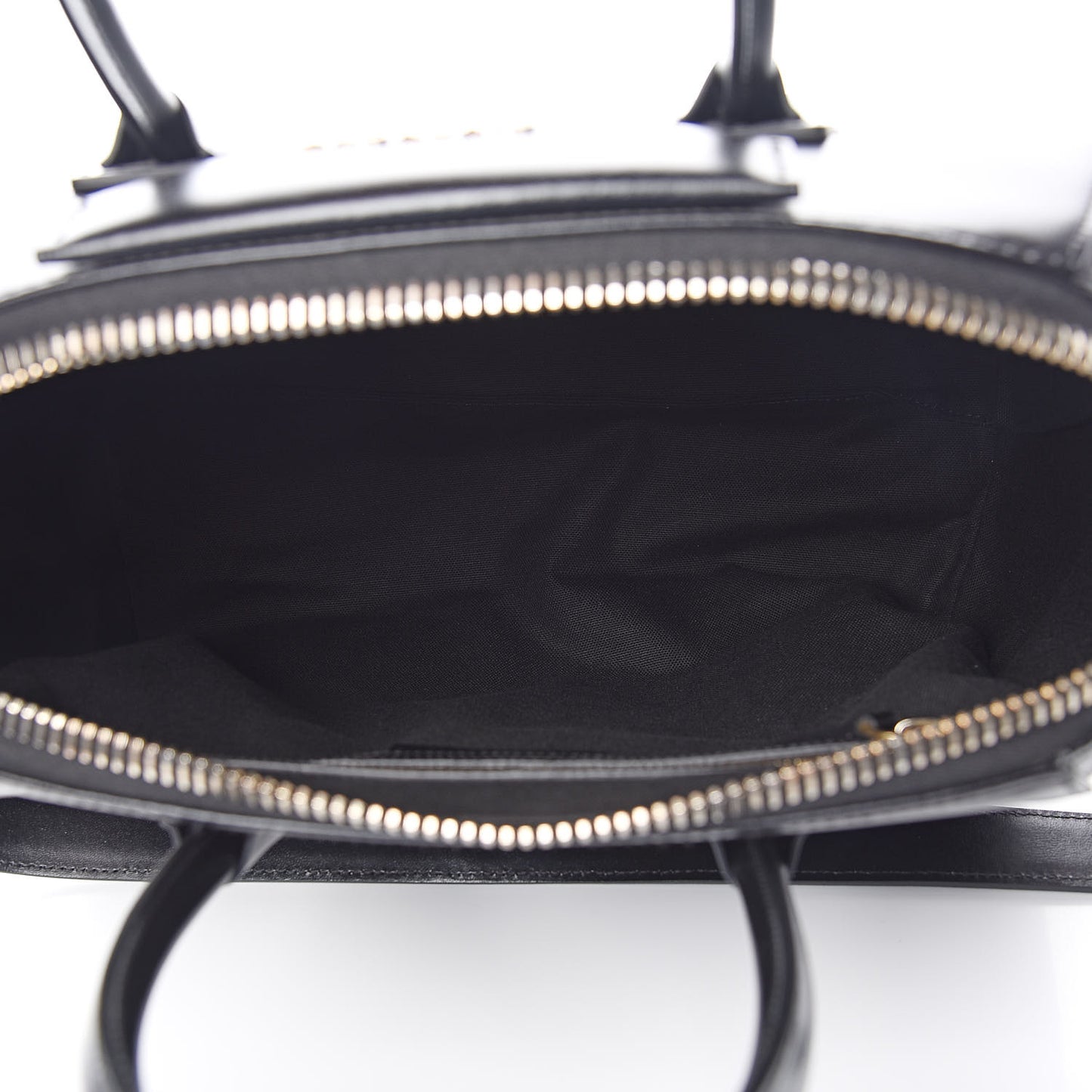 Shiny Lord Calfskin Medium Antigona Black