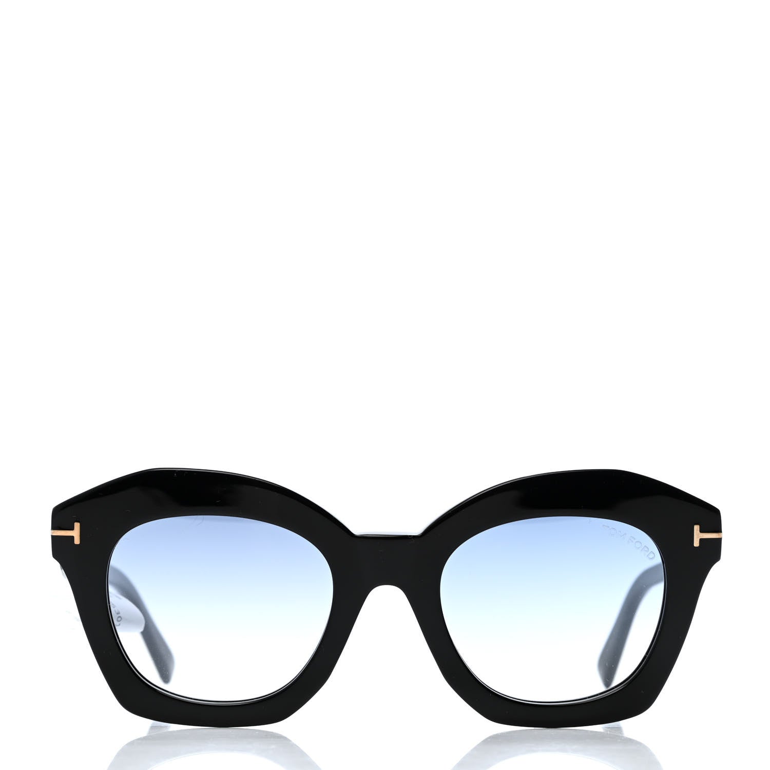 Tom Ford Bardot Sunglasses TF689 Shiny Black 2 of 4