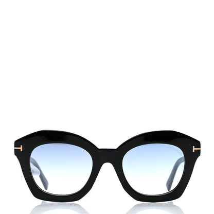 Tom Ford Bardot Sunglasses TF689 Shiny Black 2 of 4
