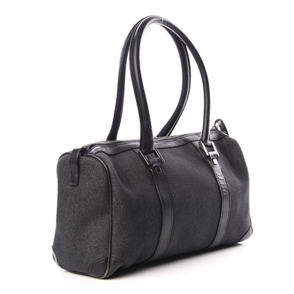 Gucci Denim Boston Bag Black 2 of 11