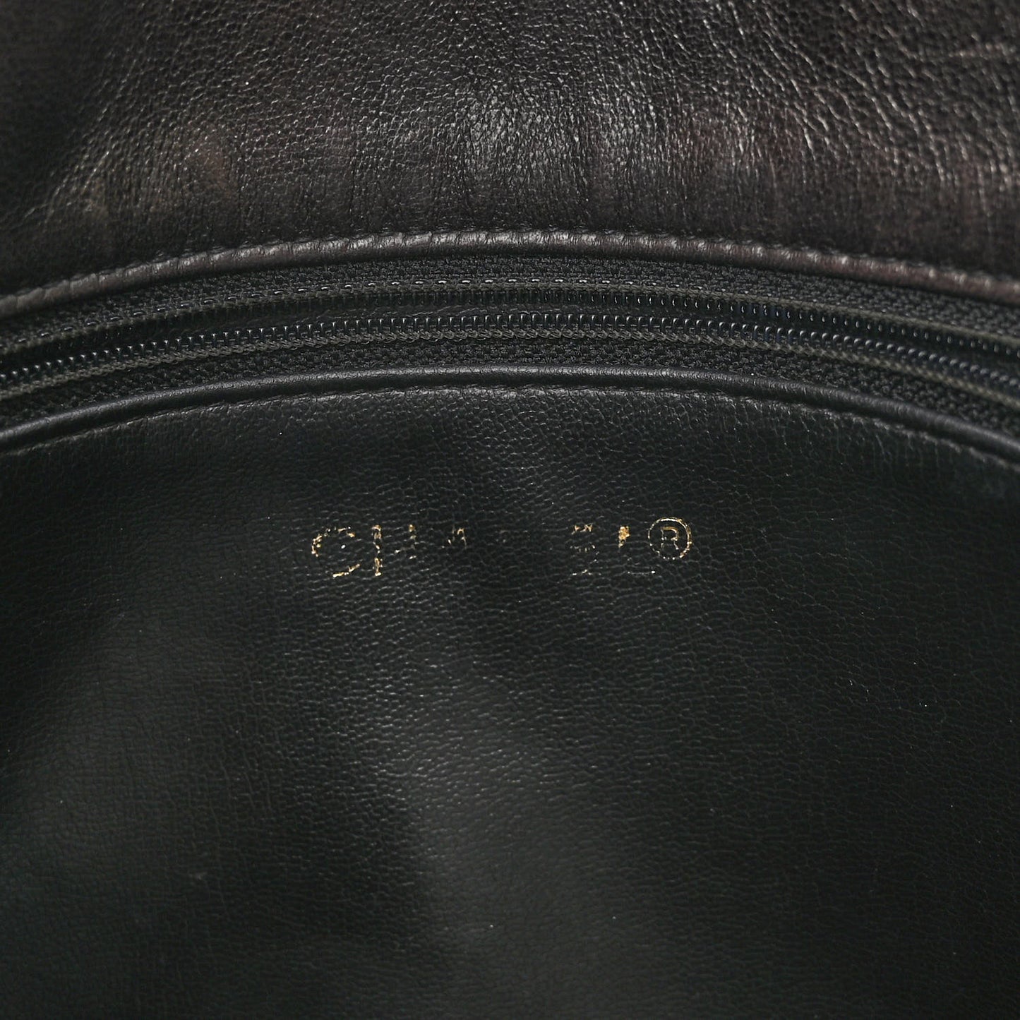 Lambskin Flap Shoulder Bag Black