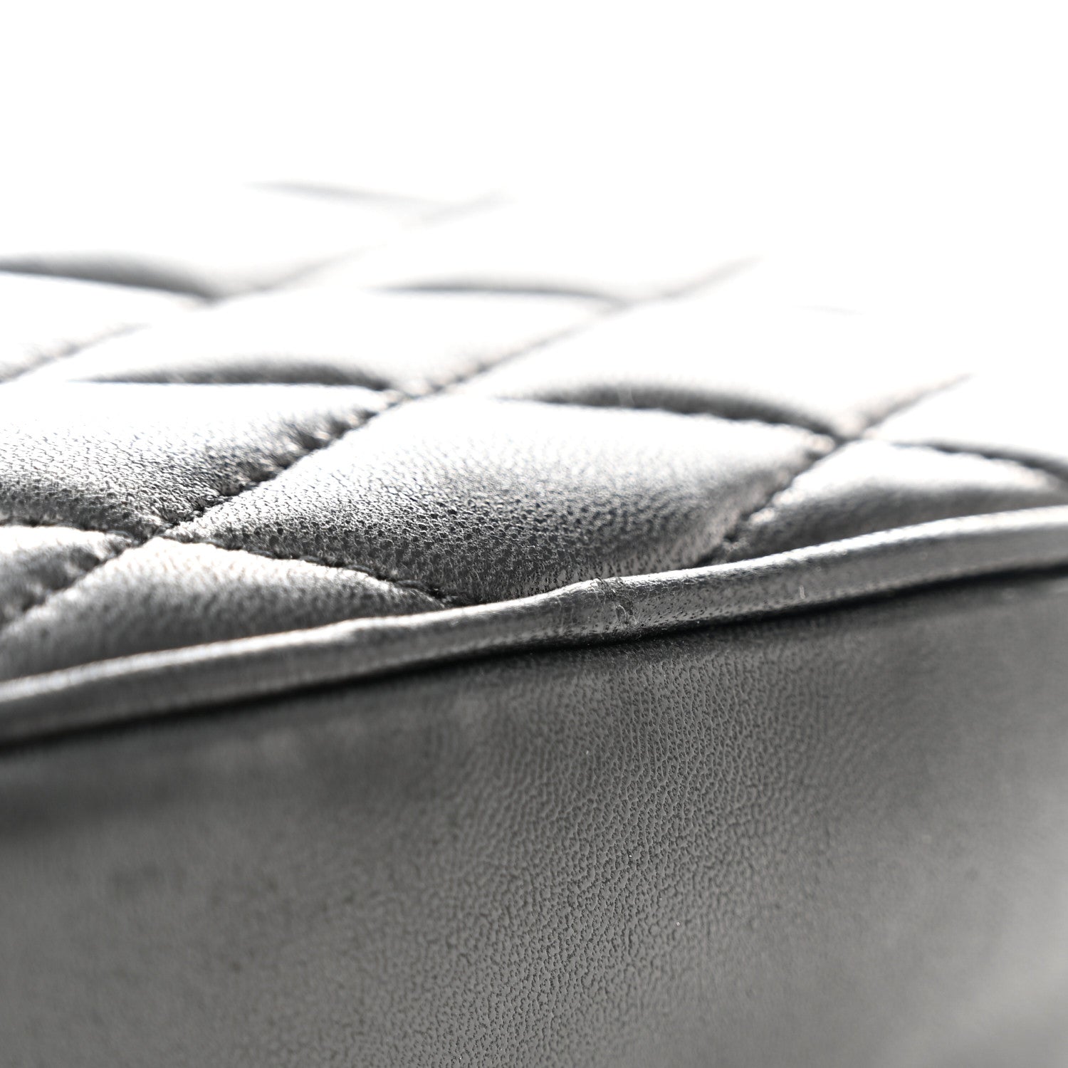 Saint Laurent Lambskin Quilted Lolita Cosmetic Pouch Black 9 of 9