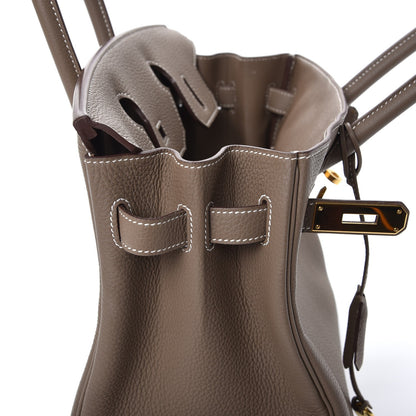 Hermes Togo Birkin 30 Etoupe 15 of 38