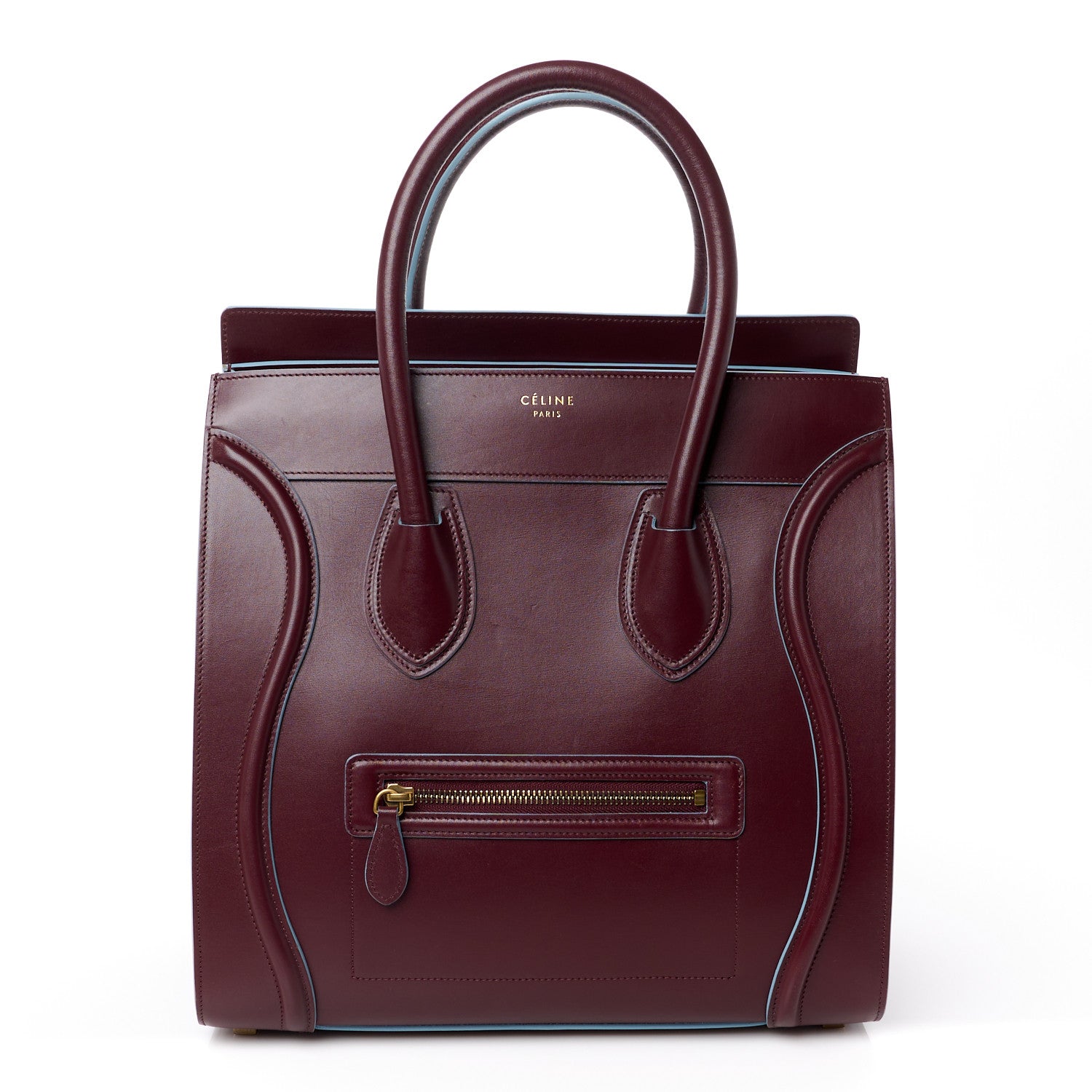 Celine Palmelato Mini Luggage Light Burgundy 1 of 11