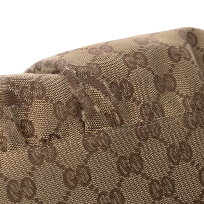 Gucci Monogram Medium D Gold Ring Hobo Dark Brown 13 of 18